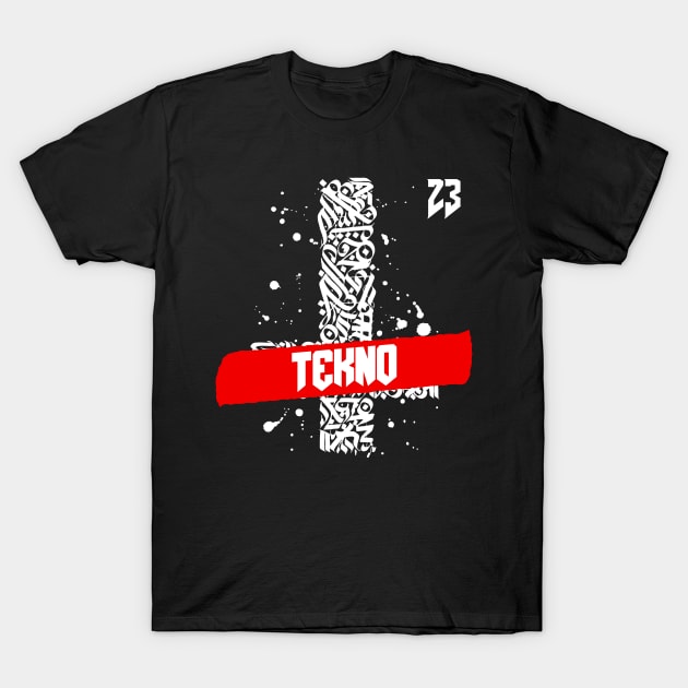 Tekno Cross 23 T-Shirt by T-Shirt Dealer